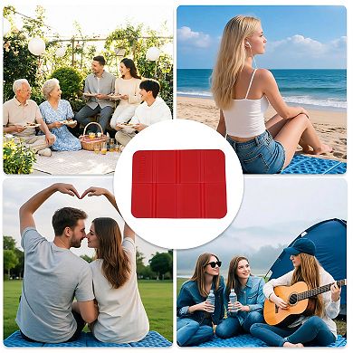 1Pc Portable Outdoor 8-Fold Sitting Mat