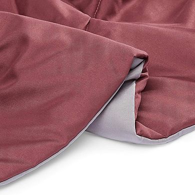 Reversible Microfiber Comforter Blanket, Lightweight All-Season Soft Bedding