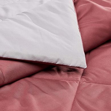 Reversible Microfiber Comforter Blanket, Lightweight All-Season Soft Bedding