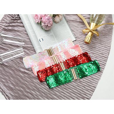 Women's Sequins Decor Belt Perfect Accessory for Dresses and Blouses