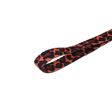 2 Pairs Leopard Print Pattern Fashion Flat Shoelaces for Sneakers 47.24"