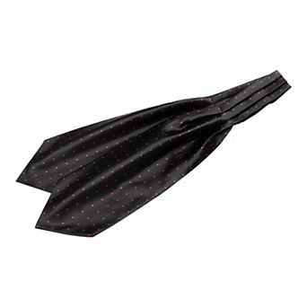 Men's Cravat Ties Self Tied Wedding Polka Dots Ascot Tie