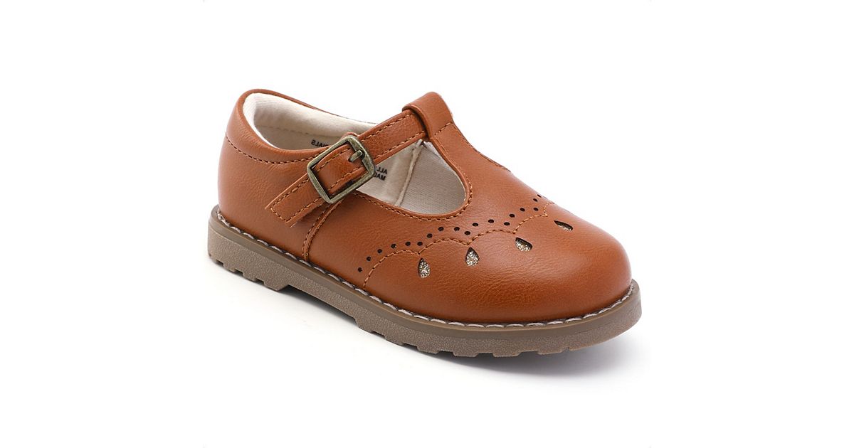 Brown Kids Toddlers Flats - Shoes