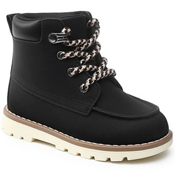 HOMEHOT Boys Ankle Boots Anti Slip Lace Up High Top Sneakers Boot for Toddler/Little Kid/Big Kid
