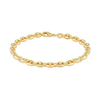 RMZ GOLD NYC Gold Puff Mariner Bracelet