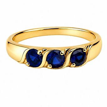 Belinda Jewelz 18k Gold Plated Vermeil Birthstone Ring
