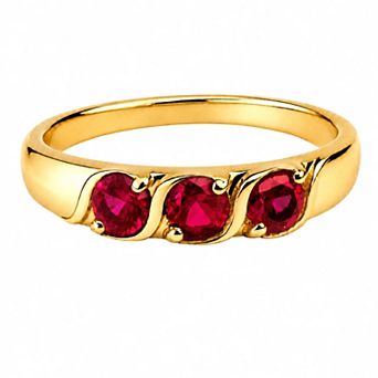 Belinda Jewelz 18k Gold Plated Vermeil Birthstone Ring