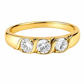Belinda Jewelz 18k Gold Plated Vermeil Birthstone Ring