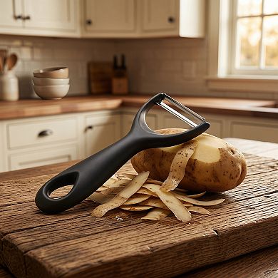 Plastic Vegetable Peeler, Durable Apple Peeler with Ergonomic Handle for Kitchen