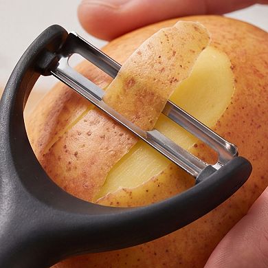 Plastic Vegetable Peeler, Durable Apple Peeler with Ergonomic Handle for Kitchen