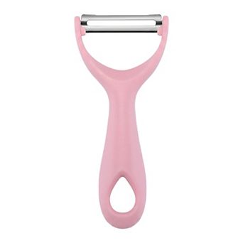 Plastic Vegetable Peeler, Durable Apple Peeler with Ergonomic Handle for Kitchen