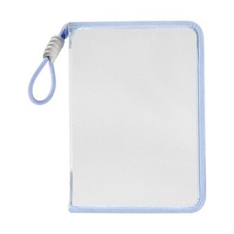 Document Bag, Zipper Tote PP File Bag for Office With Clip