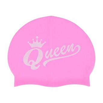 1 pc Waterproof Crown Swim Cap