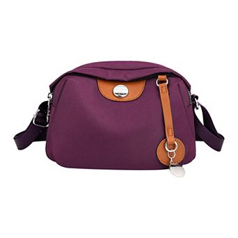 Oxford Crossbody Bag for Women Casual Everyday Shoulder with Adjustable Strap Zipper Closure