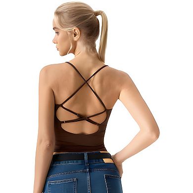 Cross Back Sleeveless Cami