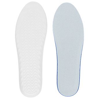 1 Pair Unisex EVA Foam Shoe Insoles Breeze Breathable Shock-Absorbing Running Athletic Shoe Inserts