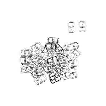 20 Pairs Metal Leather Shoes Ornament Needle Buckles