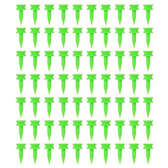 0.98" Plastic Step Down Golf Tees, Unbreakable Plastic Golf Tees 140PCS, Green