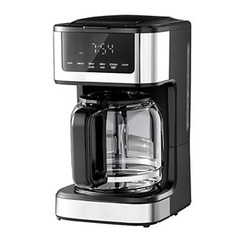 12 cup Programmable Coffee Maker with Touch Screen, 4-Hour Keep Warm and 2 Brew Styles