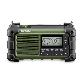 Sangean MMR‑99 AM/FM‑RBDS/Bluetooth/AUX/Weather/Multi‑Powered Digital Tuning Emergency Radio