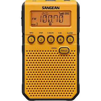 Sangean DT-800 AM/FM/NOAA Weather Alert Pocket Radio