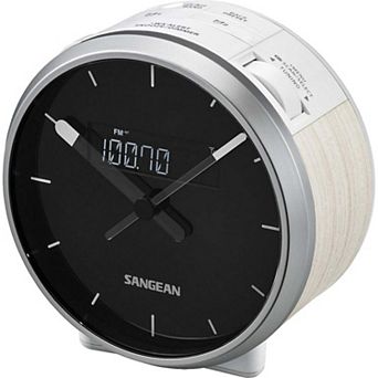 Sangean RCR-29BK AM/FM-RDS Weather Alert Digital Tuning Clock Radio with USB Charging