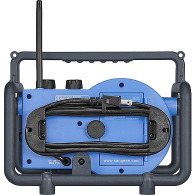 Sangean BB-100 BlueBox AM/FM Ultra-Rugged Digital Receiver with Bluetooth Blue