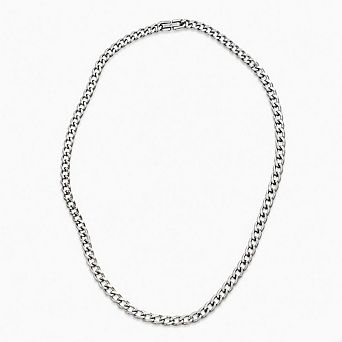 Linked Curb Chain in Stainless Steel