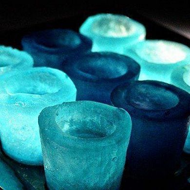 Ice Cube Trays Silicone Shot Glass Ice Molds Tray