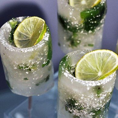 Ice Cube Trays Silicone Shot Glass Ice Molds Tray