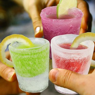 Ice Cube Trays Silicone Shot Glass Ice Molds Tray