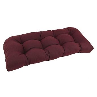 Blazing Needles U-Shaped Twill Tufted Settee/Bench Cushion