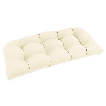 Blazing Needles U-Shaped Twill Tufted Settee/Bench Cushion