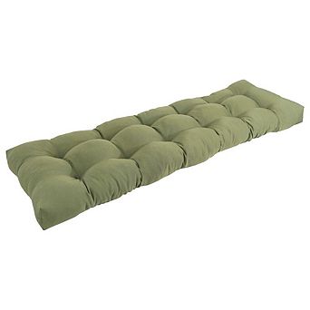 Blazing Needles Tufted Solid Twill Bench Cushion