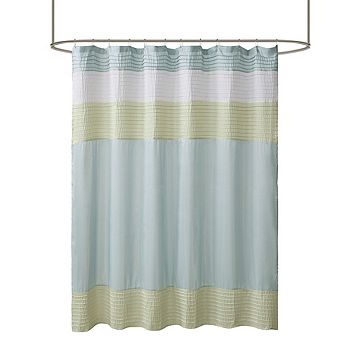 Faux Silk Shower Curtain