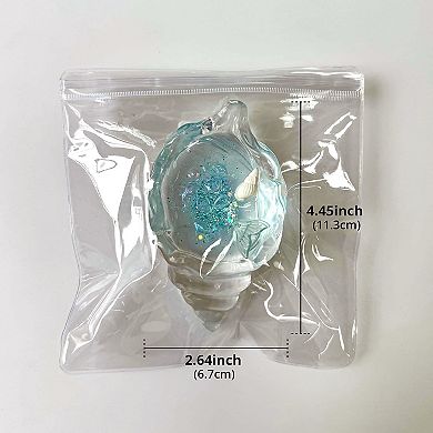 Ocrean Seashell Conch Squishy Toy with Starfish Sensory Squeeze Fidget Toys