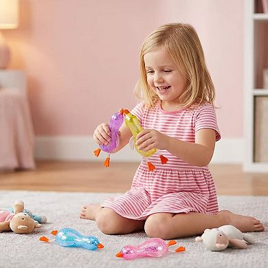 4 Pack Rubber Duck Squishy Toy Slow Rising Sensory Squeeze Fidget Toys