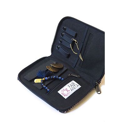Zip Jewelry Travel Organizer - Ruby Poppy