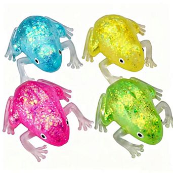 4 Pack Funny Frog Squishy Toy Slow Rising Sensory Squeeze Fidget Toys