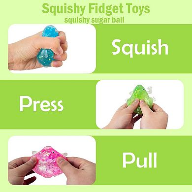 4 Pack Funny Frog Squishy Toy Slow Rising Sensory Squeeze Fidget Toys