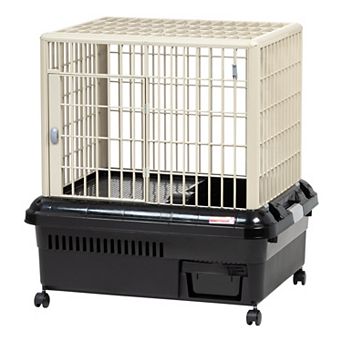 IRIS Indoor Plastic Rabbit Cage, Black
