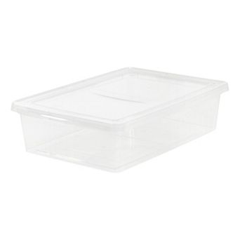 IRIS 28-qt Plastic Stackable Storage Container Bin with Latching Lid