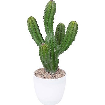 Artificial Cactus Plant, Faux Cacti Decor for Indoor & Outdoor Use