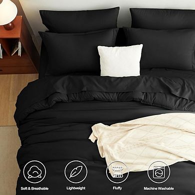 7-Piece Bed-in-a-Bag Comforter Set, Soft All-Season Microfiber Bedding with Sheets & Shams