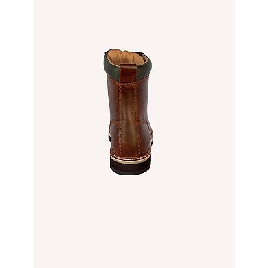 Ax Men Boots Braxton 8 Inch Padded Collar Front Lace