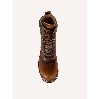 Ax Men Boots Braxton 8 Inch Padded Collar Front Lace