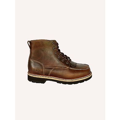 Ax Men Boots Barnes 6 Inch Front Lace Moc Toe