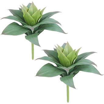 Artificial Agave Succulent Plant, Large Faux Decor for Home & Office