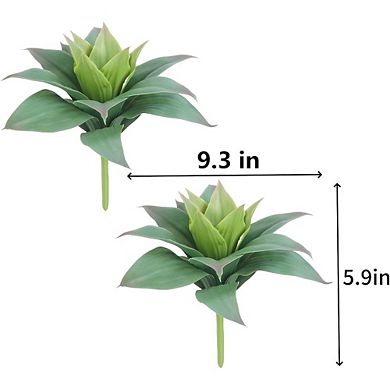 Artificial Agave Succulent Plant, Large Faux Decor for Home & Office