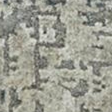 HomeRoots Gray Abstract Hand Knotted Area Rug